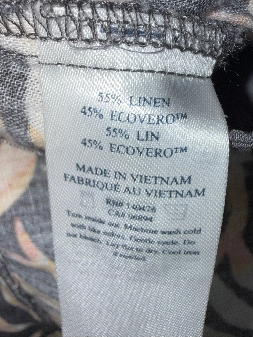 FAHERTY Isha linen blend DRESS XS